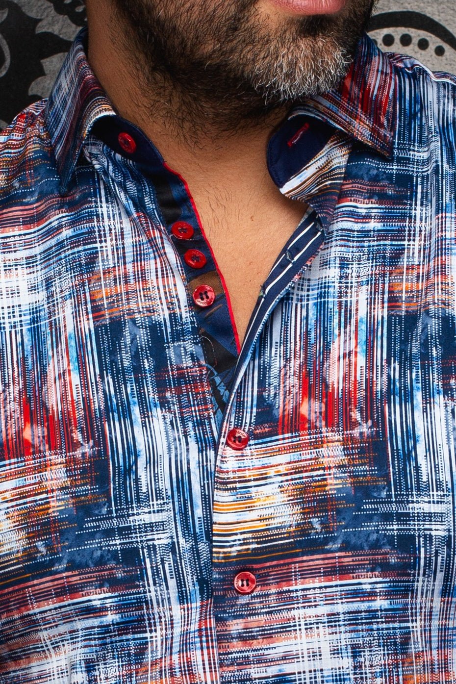 CHEMISE | GRIMLOCK, Navy - AU NOIR