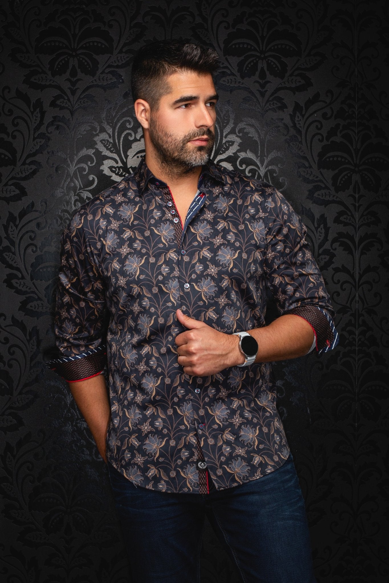 CHEMISE | HARRINGTON, Midnight - AU NOIR