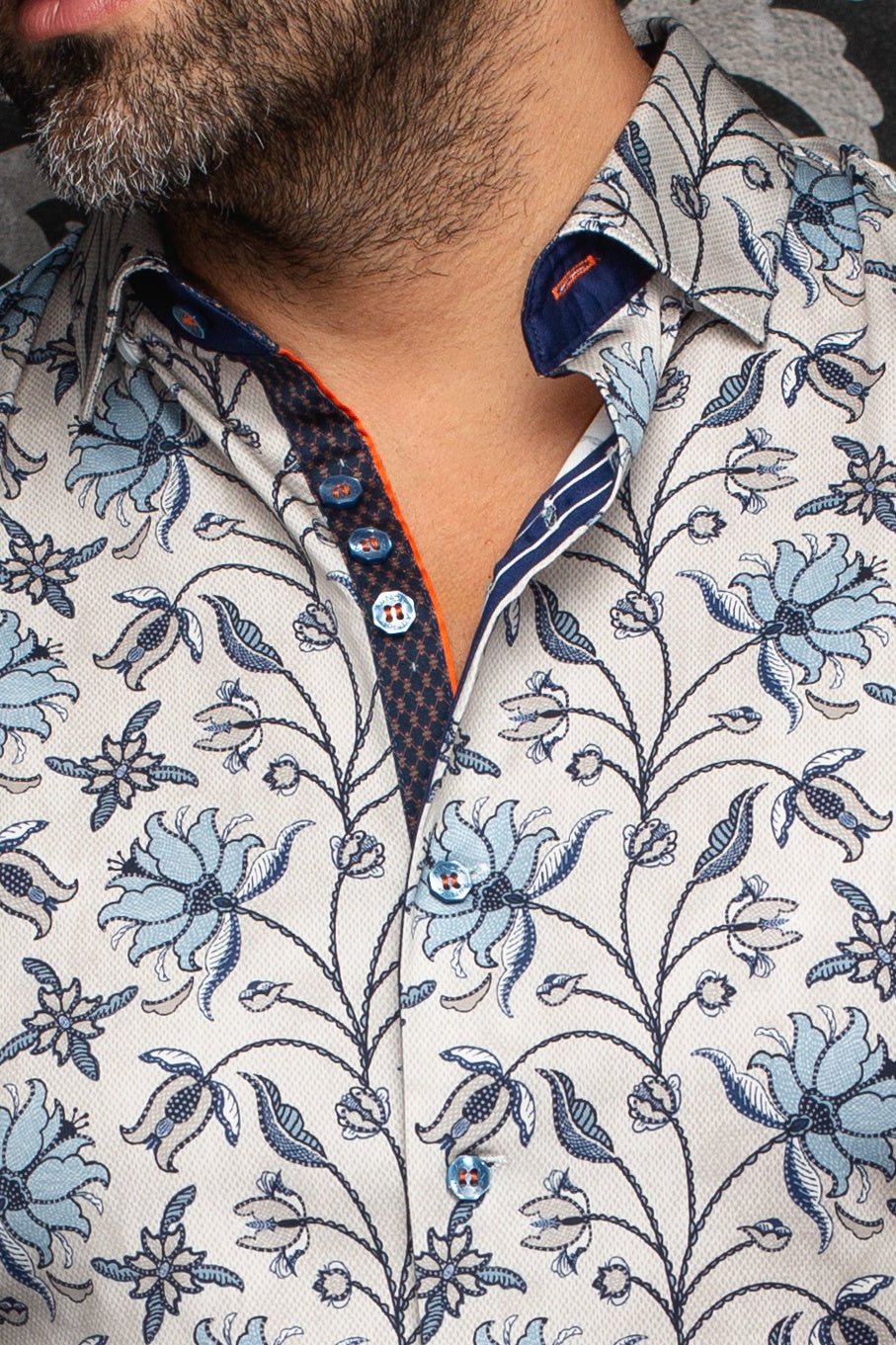 CHEMISE | HARRINGTON, Stone - AU NOIR