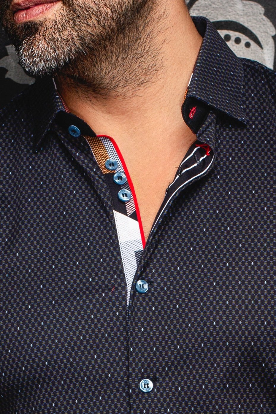 Shirt  HOUND, Black Olive - AU NOIR