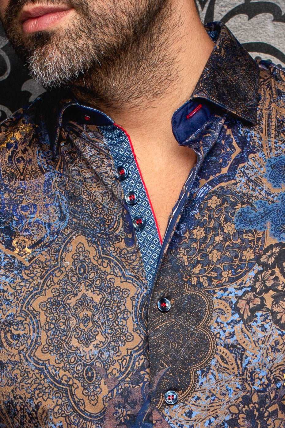CHEMISE | INDORE, Tobacco - AU NOIR