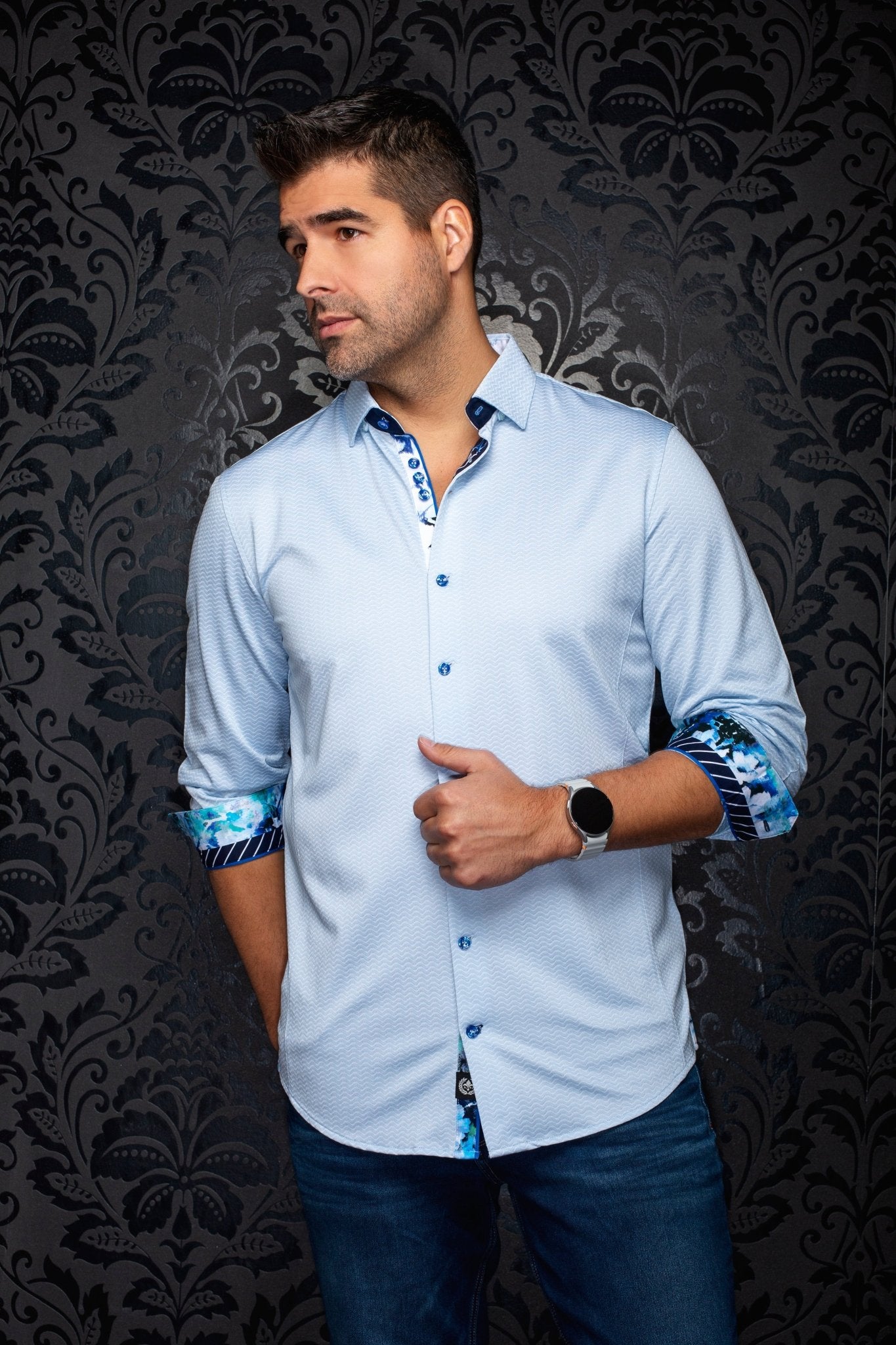 CHEMISE | IRONBARK, Blue - AU NOIR