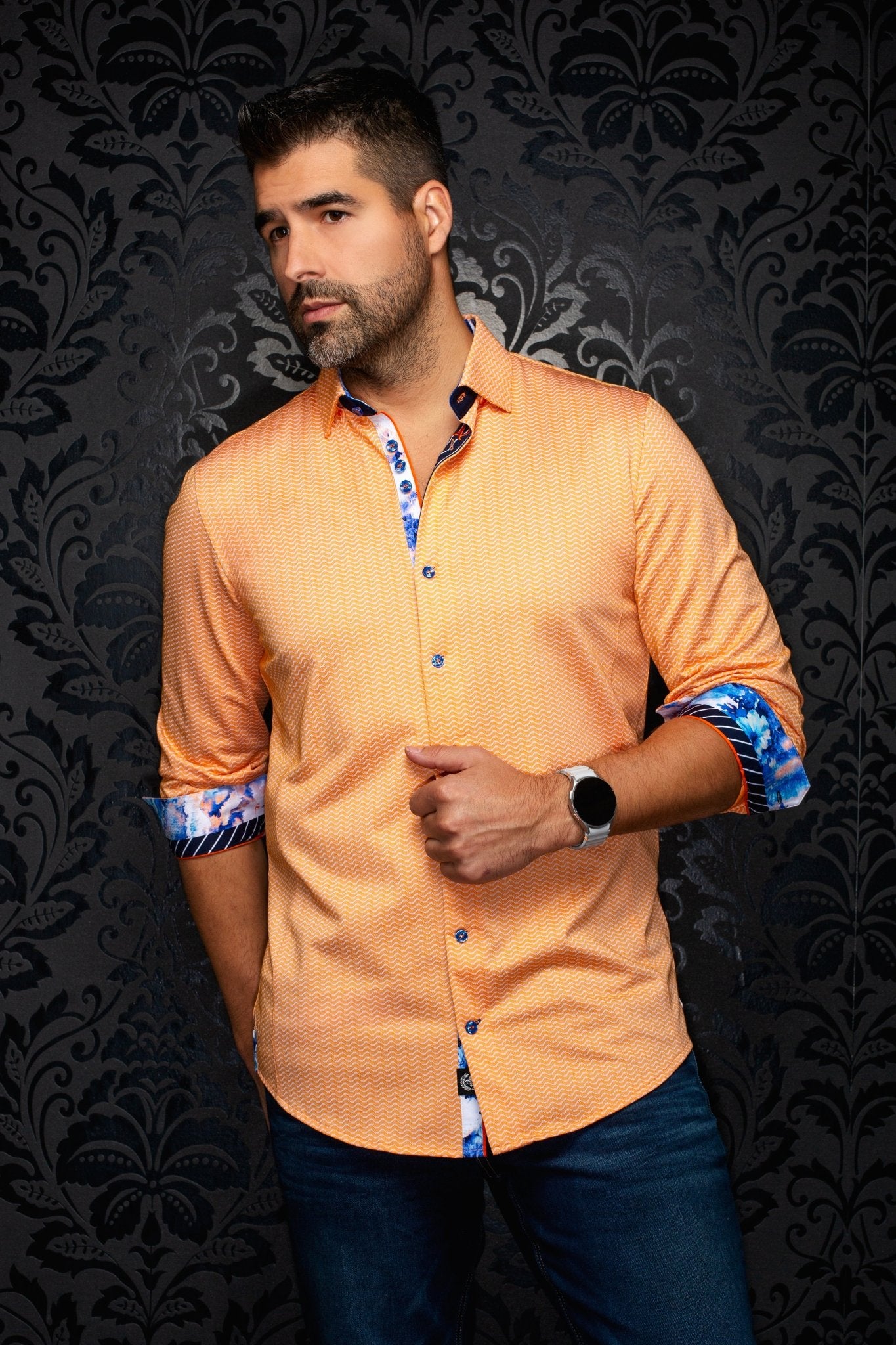 CHEMISE | IRONBARK, Orange - AU NOIR