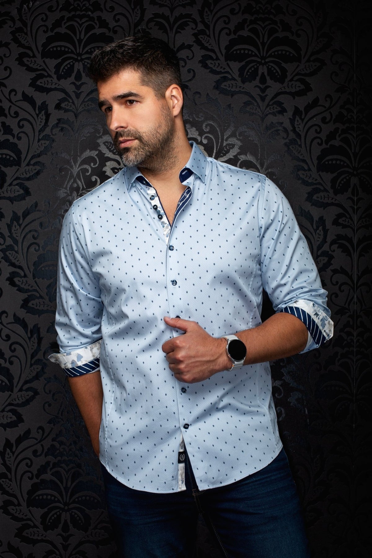 CHEMISE | JAMERSON, Light Blue - AU NOIR