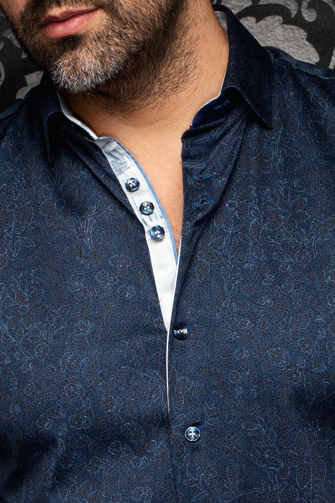 CHEMISE | JARRICK, Navy - AU NOIR