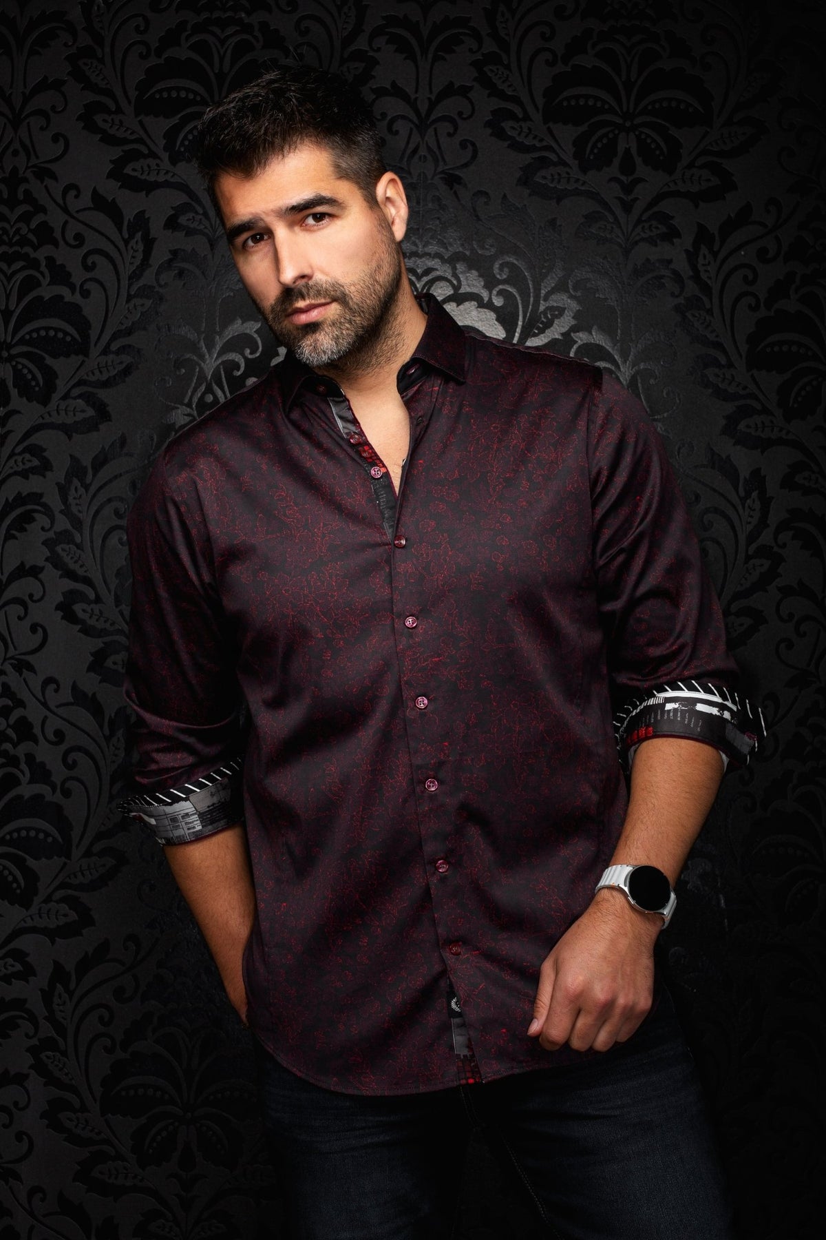 CHEMISE | JARRICK, Red - AU NOIR