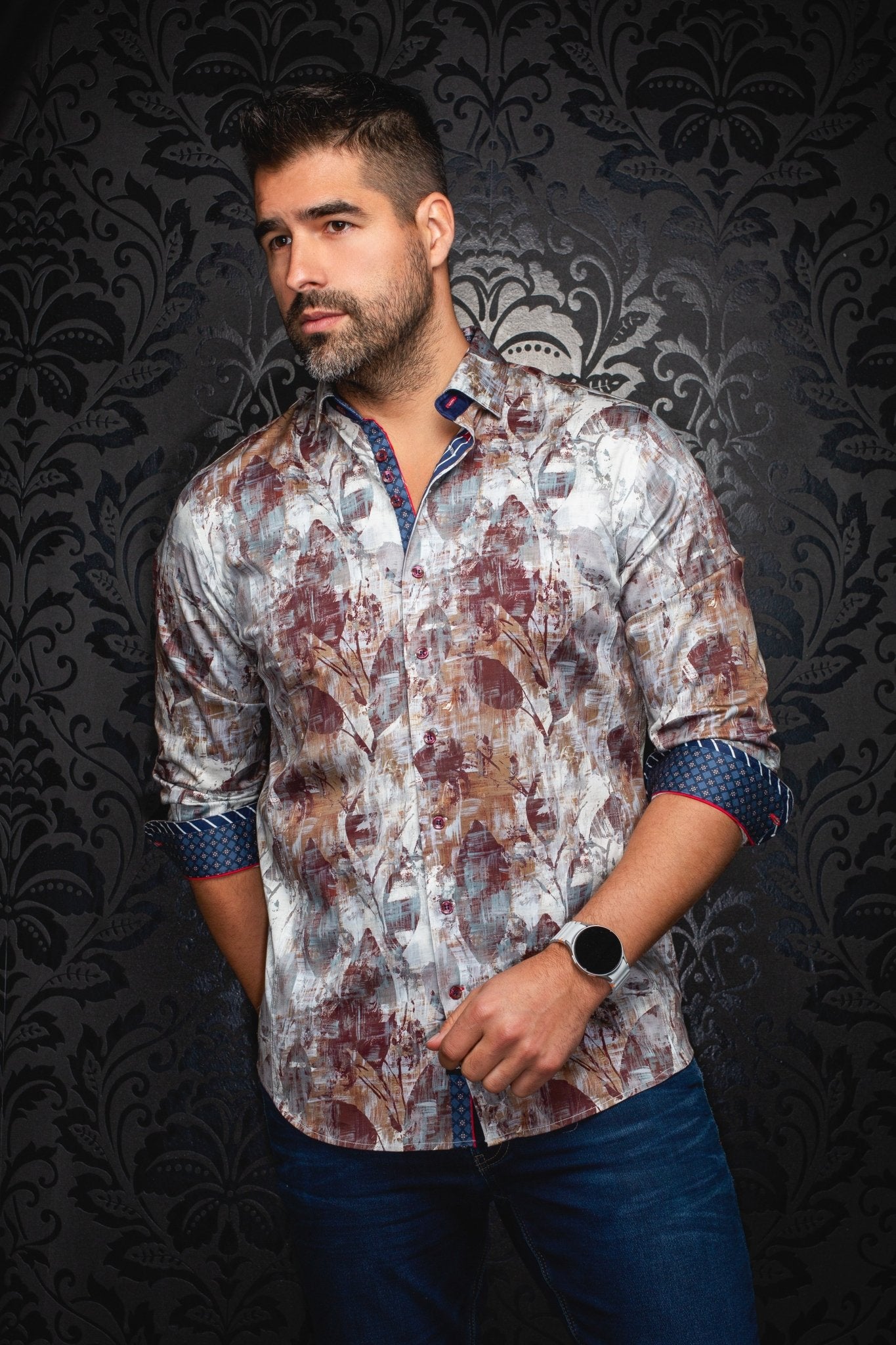 CHEMISE | JASPER, Tobacco - AU NOIR