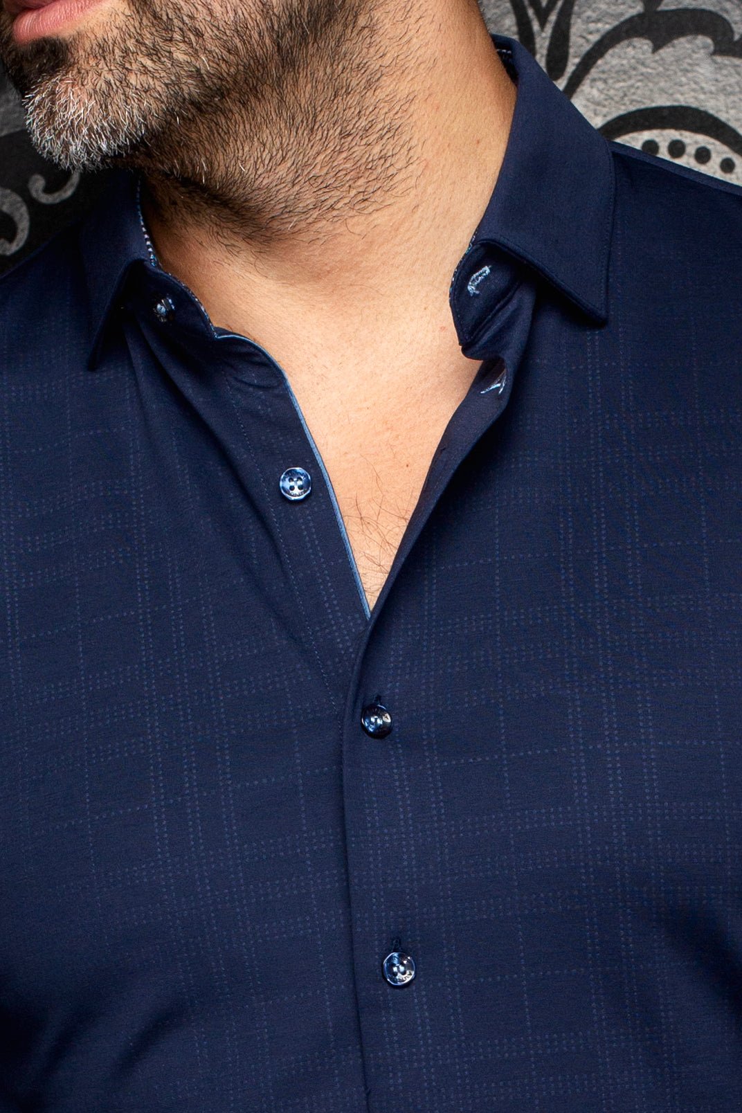 CHEMISE | KAELAN, Navy - AU NOIR