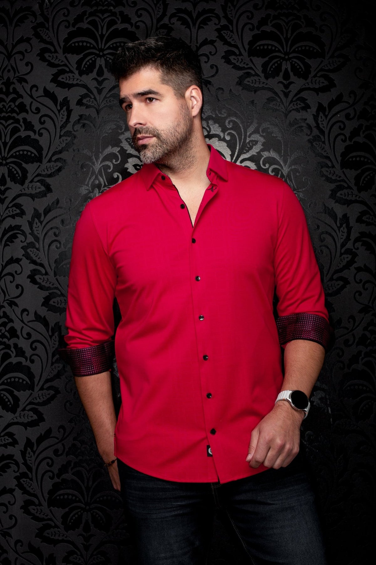 CHEMISE | KAELAN, Red - AU NOIR