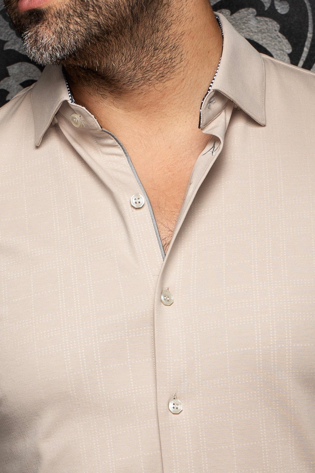 CHEMISE | KAELAN, Stone - AU NOIR
