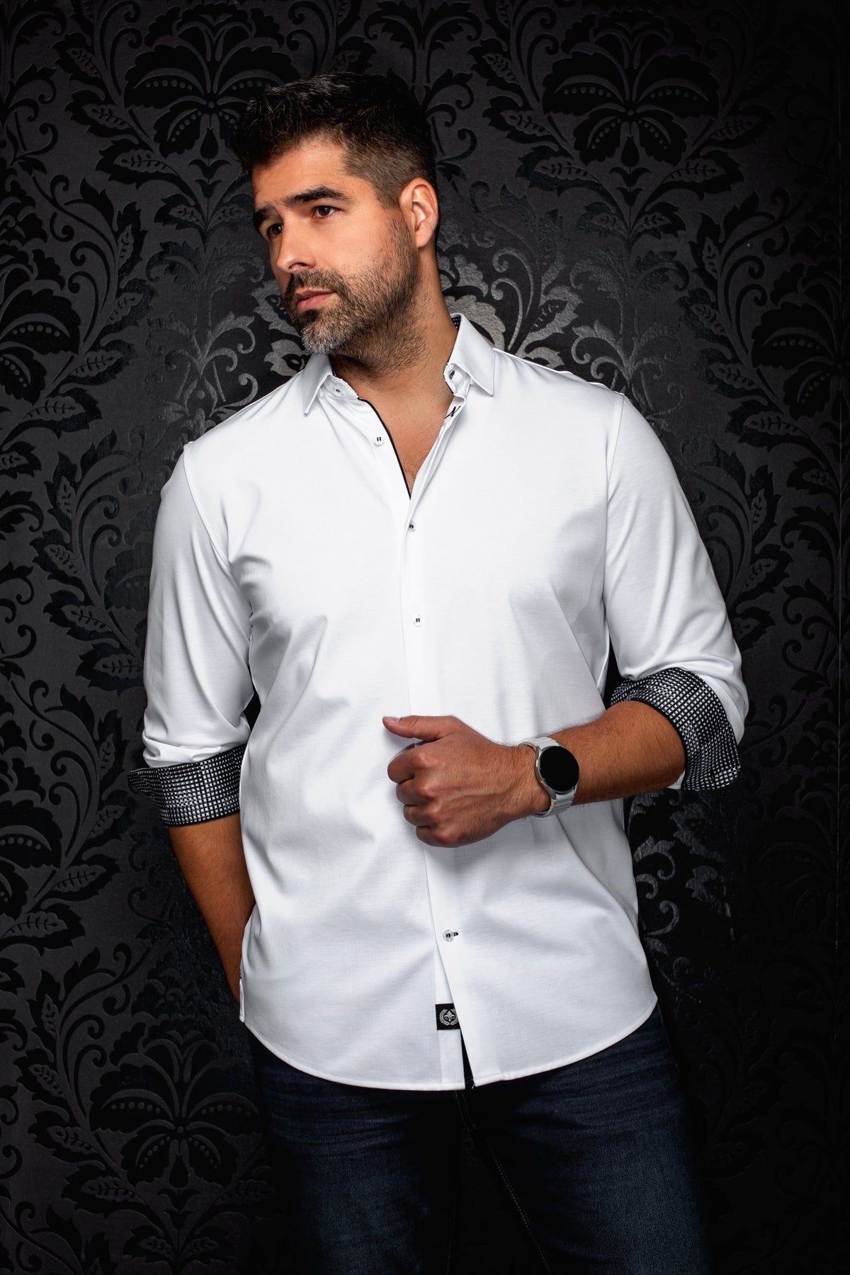CHEMISE | KAELAN, White - AU NOIR
