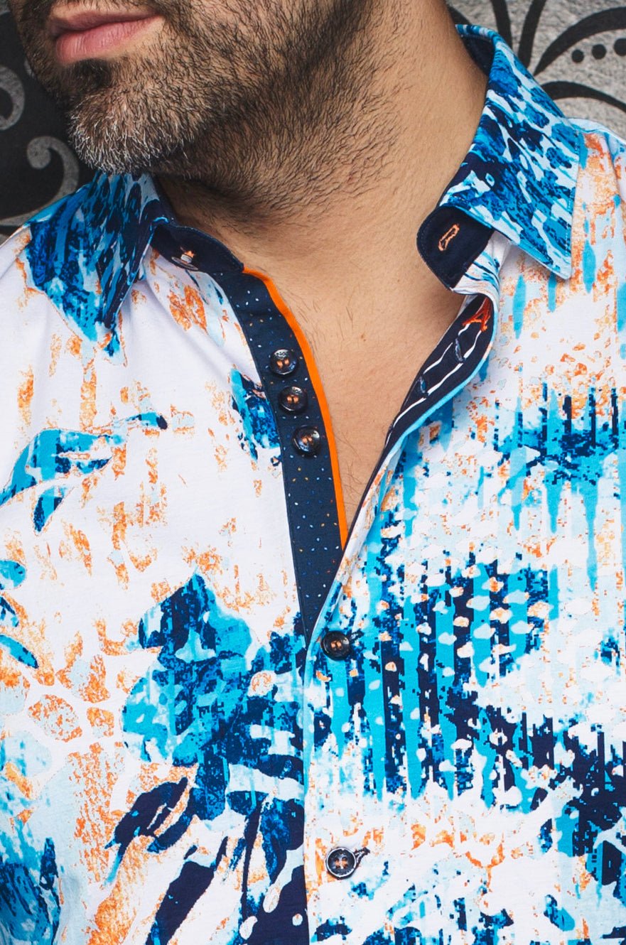 Shirt  KOREY, Blue - AU NOIR