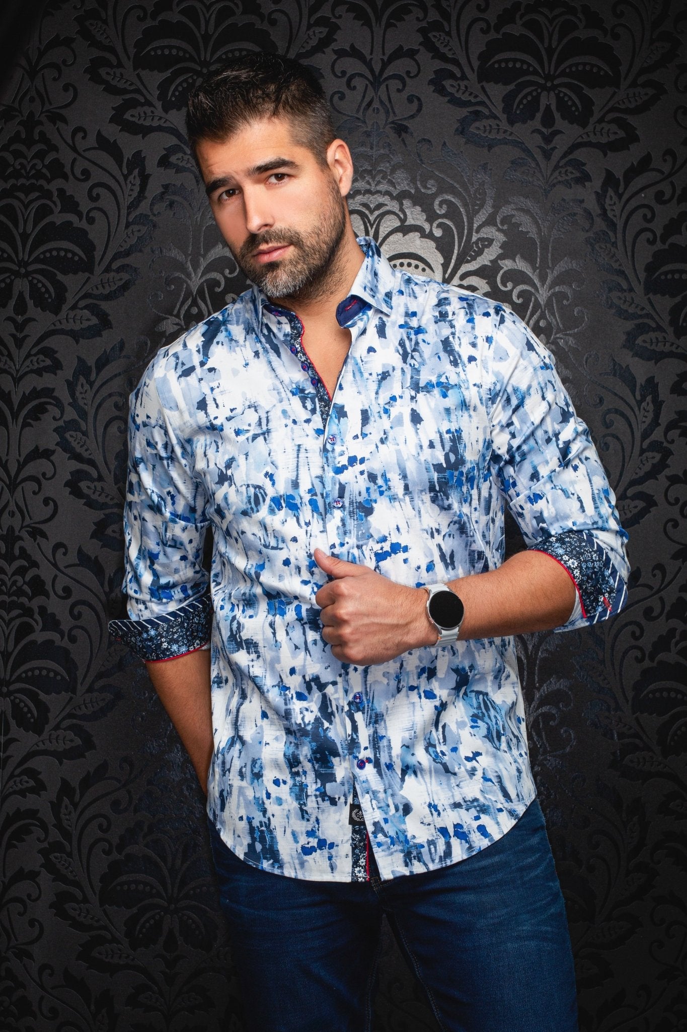 Camisa | LINDEN, Azul claro - AU NOIR