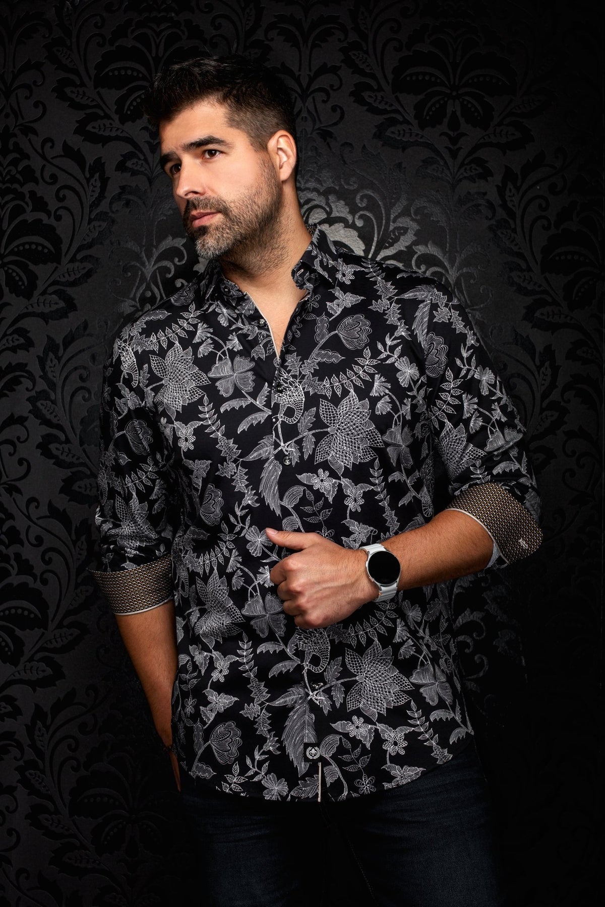 CHEMISE | LUXOR, Black Gold - AU NOIR