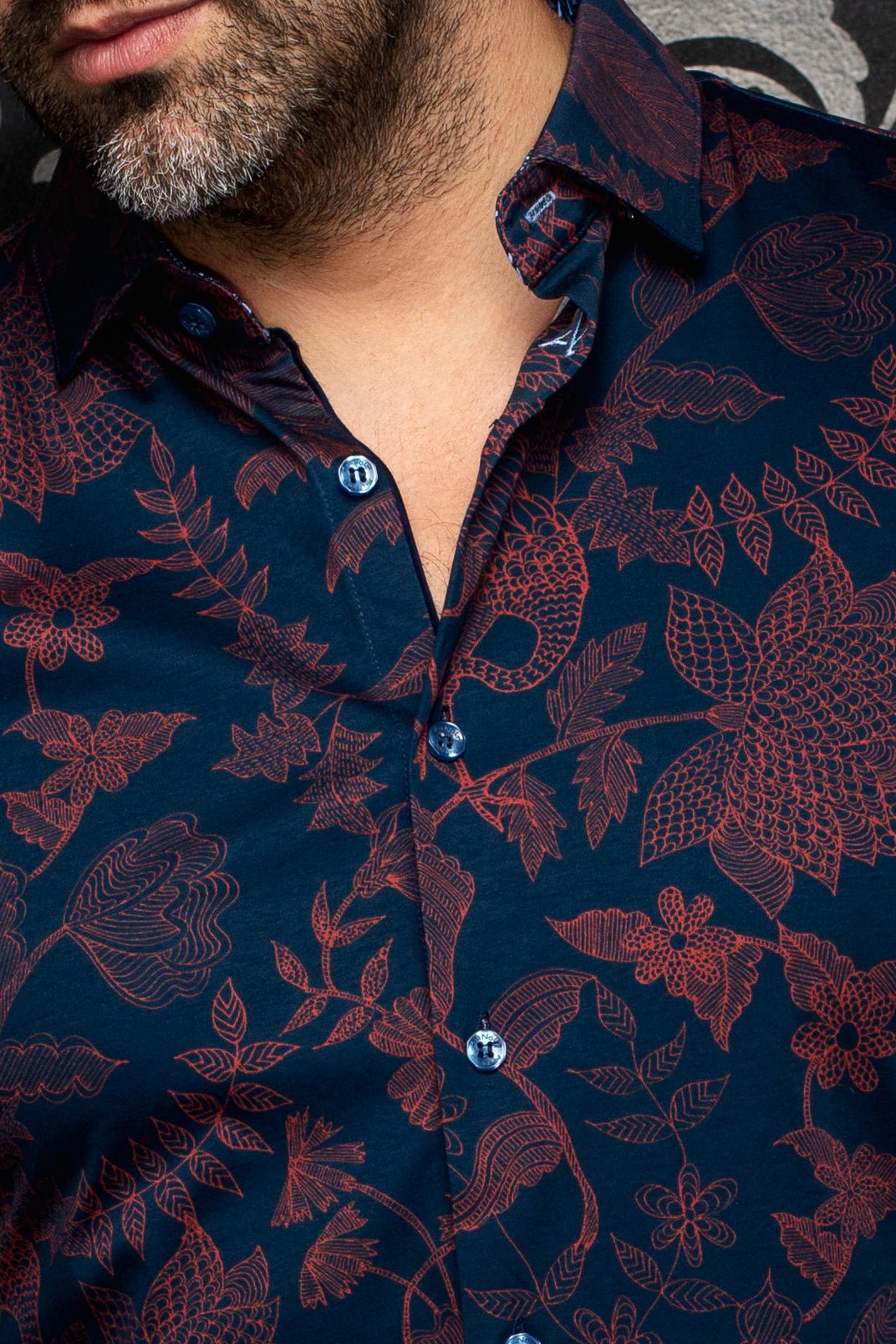 CHEMISE | LUXOR, Navy - AU NOIR