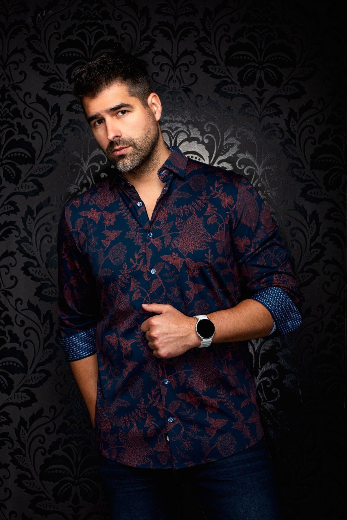CHEMISE | LUXOR, Navy - AU NOIR
