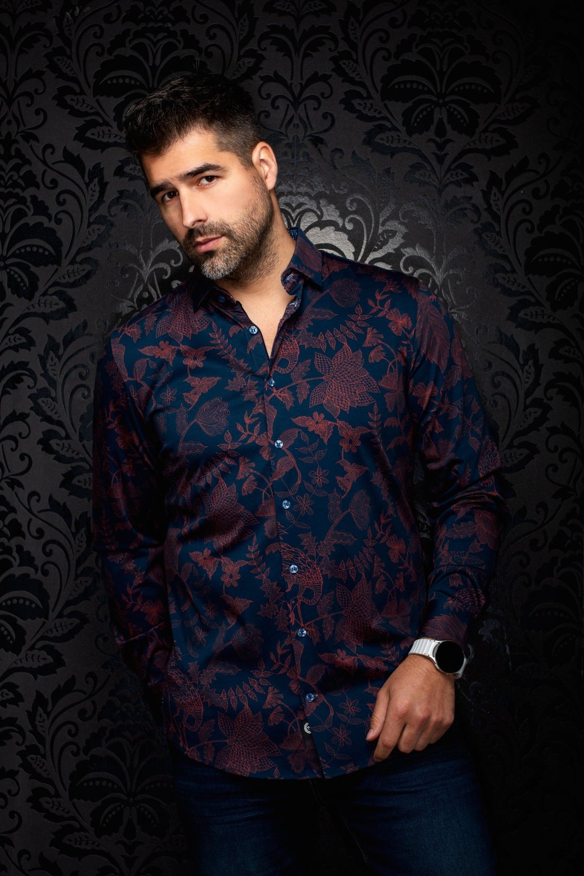 CHEMISE | LUXOR, Navy - AU NOIR