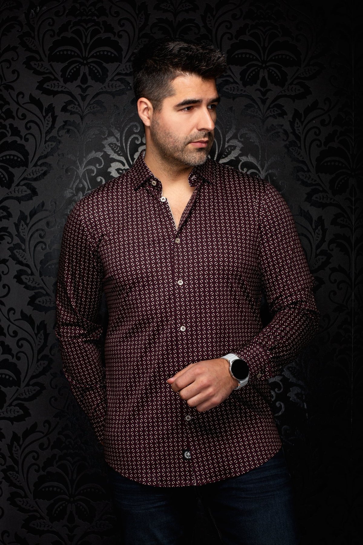 CHEMISE | MANHATTAN, Brown - AU NOIR