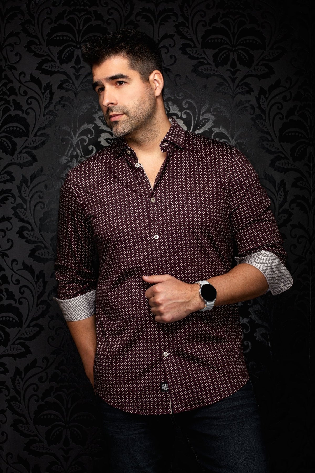 CHEMISE | MANHATTAN, Brown - AU NOIR