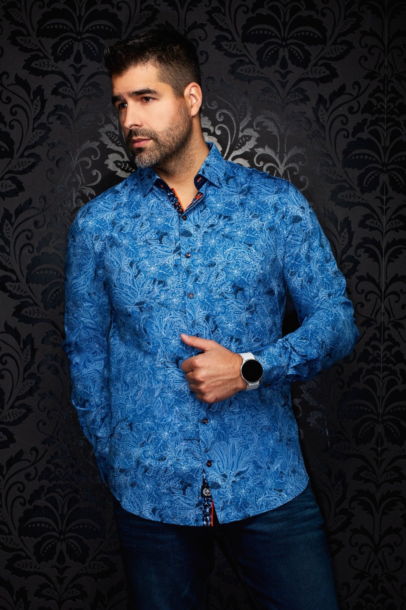 CHEMISE | MIRA, Denim - AU NOIR