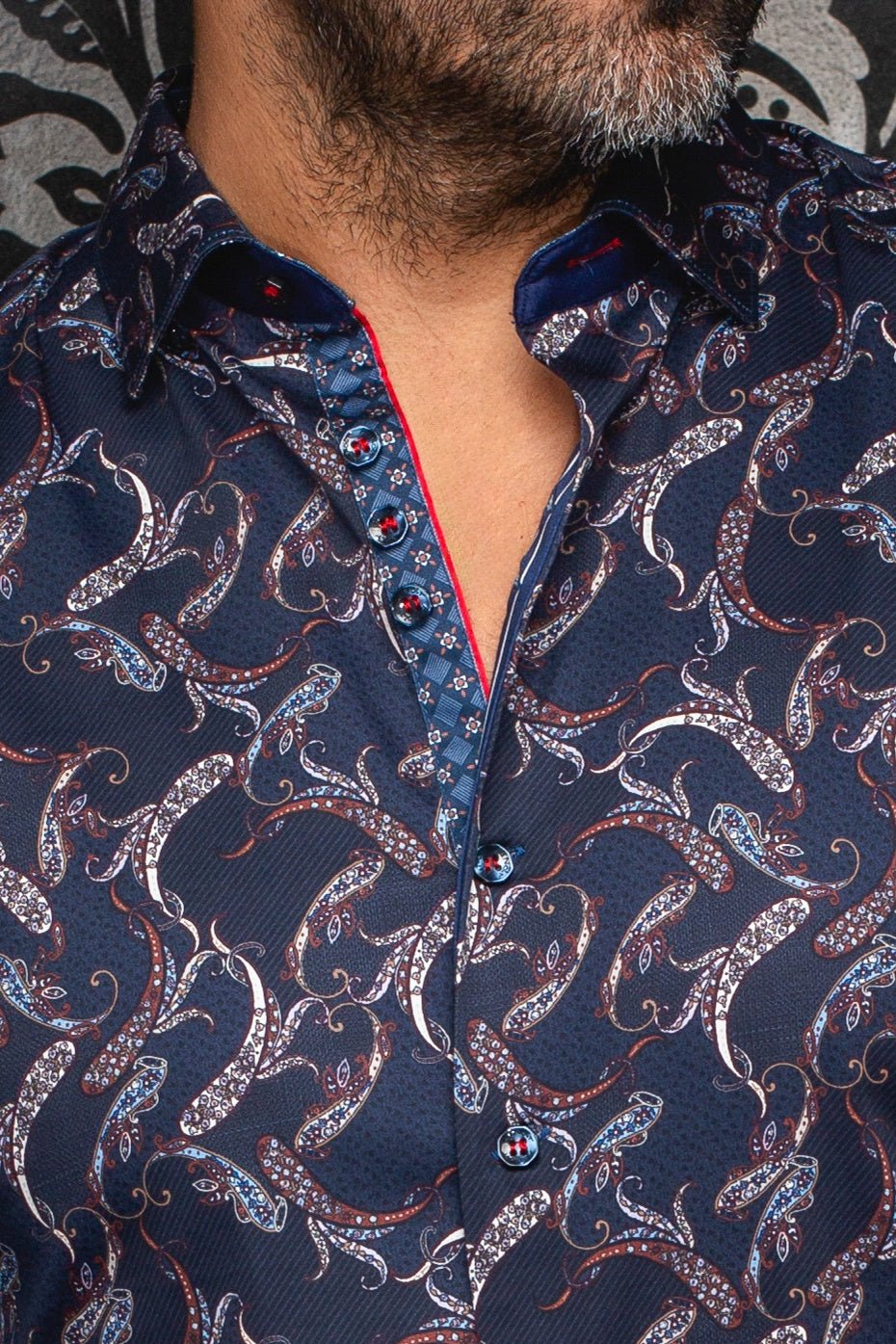 CHEMISE | MIRAGE, Navy - AU NOIR