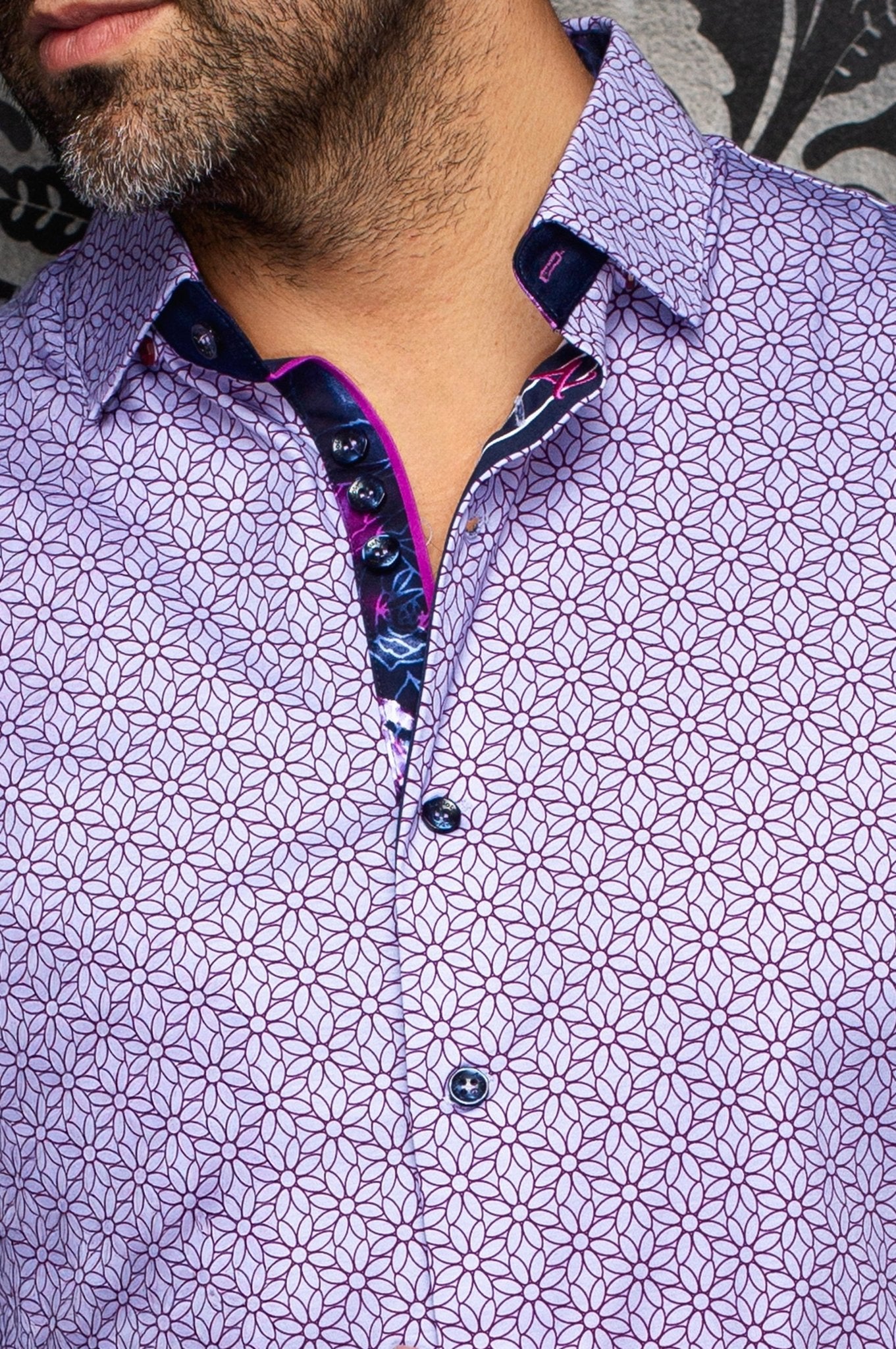 CHEMISE | NELUMBO, Lilac - AU NOIR