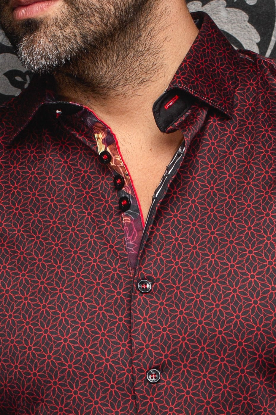 Camisa | NELUMBO, Rojo - AU NOIR