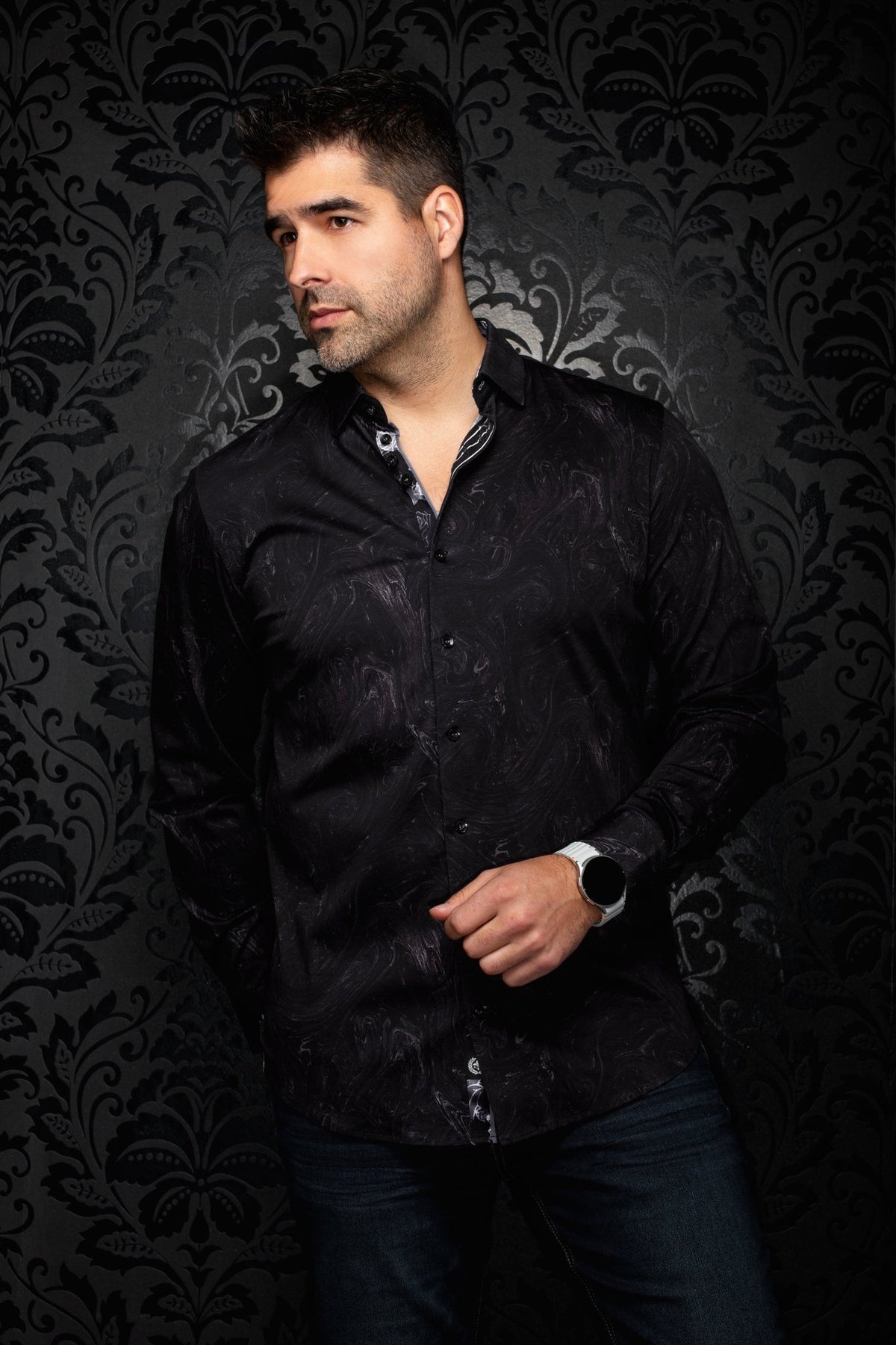 CHEMISE | NERIO, Black - AU NOIR