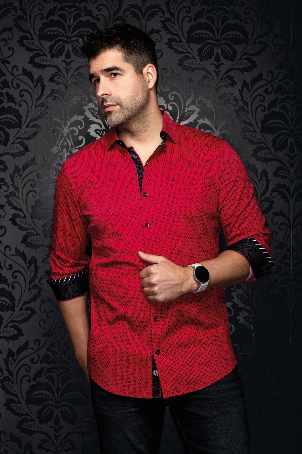 CHEMISE | NOVA, Red - AU NOIR