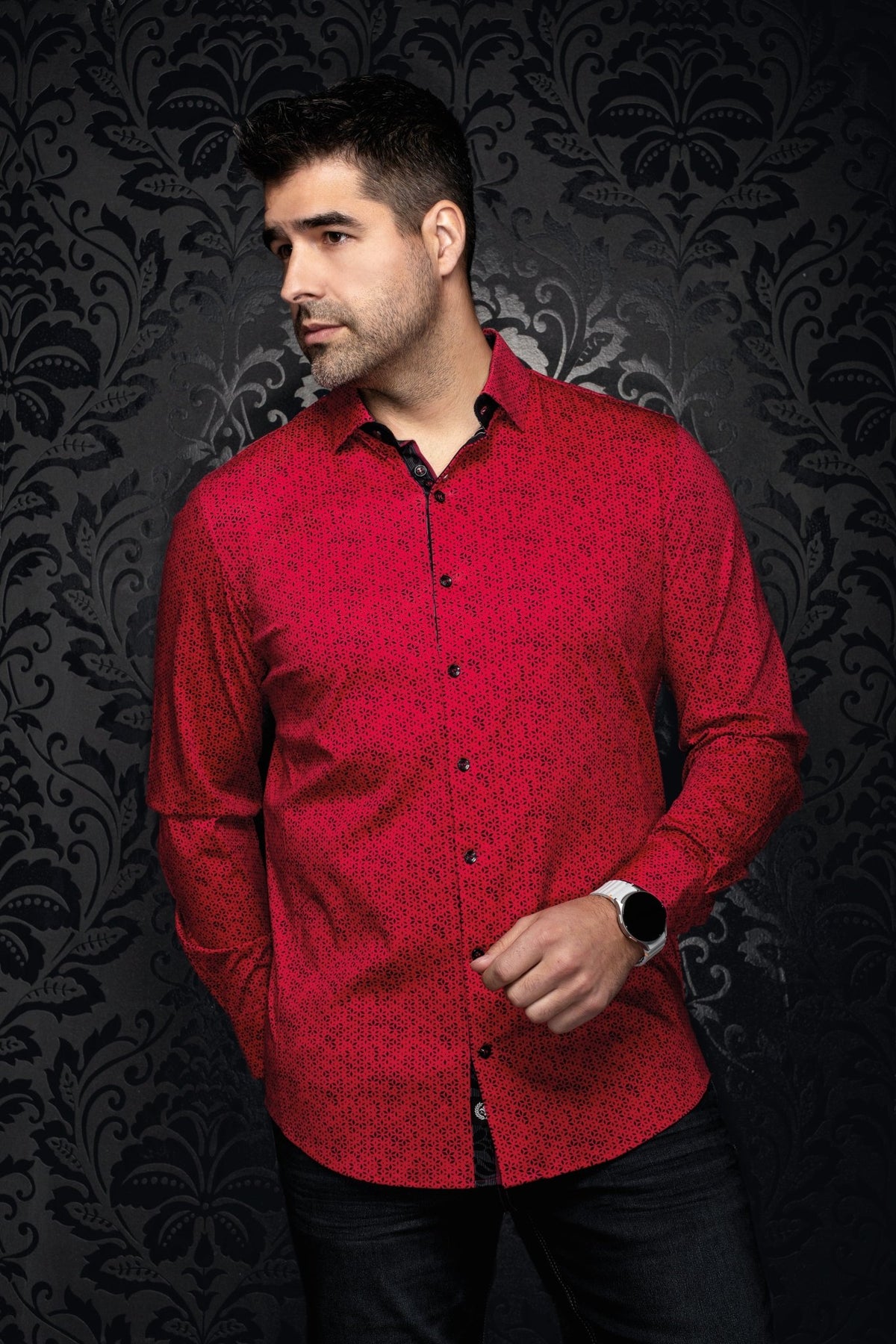 CHEMISE | NOVA, Red - AU NOIR
