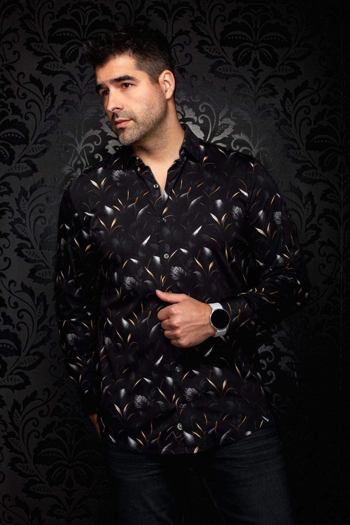 CHEMISE | ONYX, Black Gold - AU NOIR