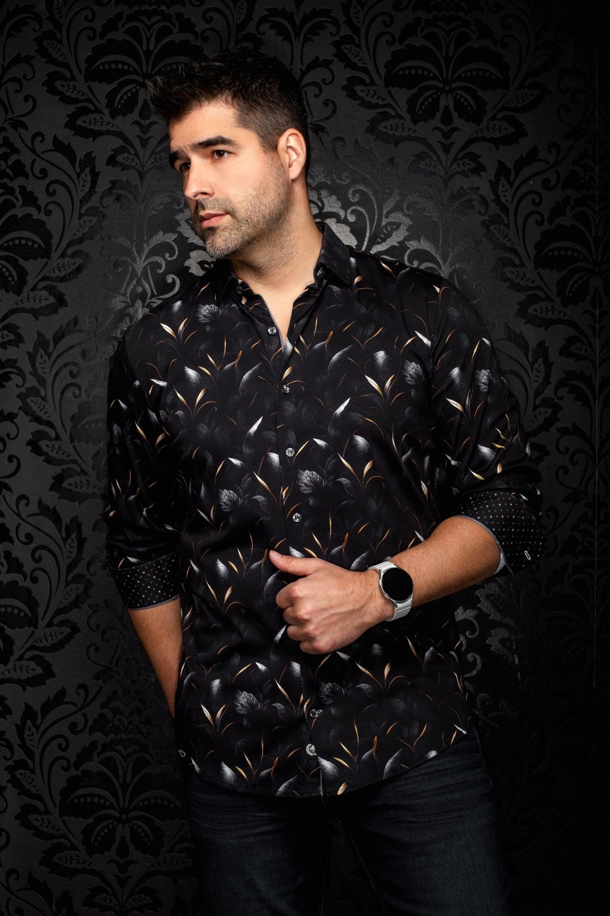 CHEMISE | ONYX, Black Gold - AU NOIR