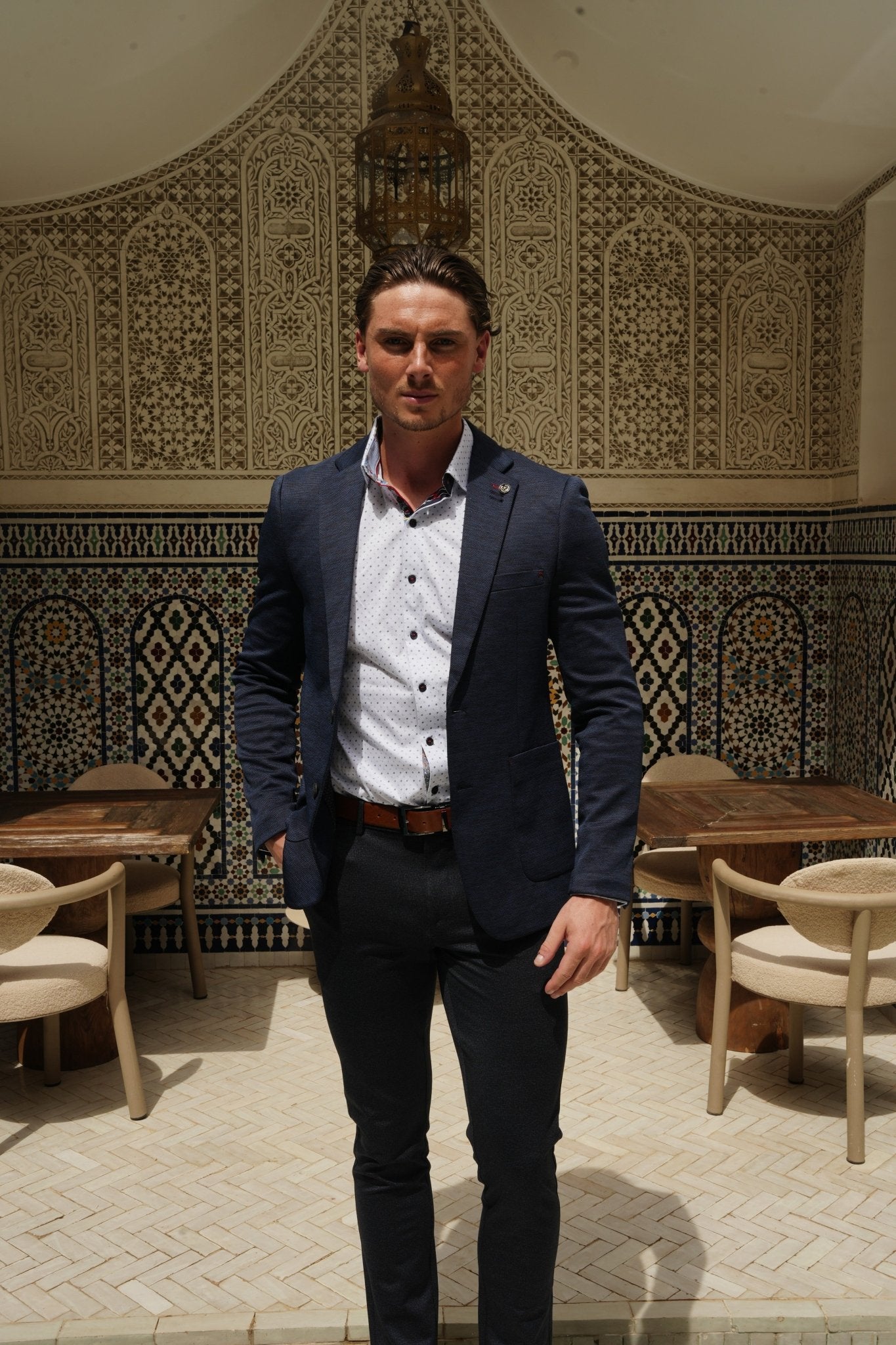 CHEMISE | OPTIMUS, White Gold - AU NOIR