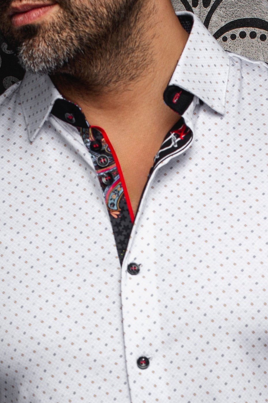 CHEMISE | OPTIMUS, White Gold - AU NOIR