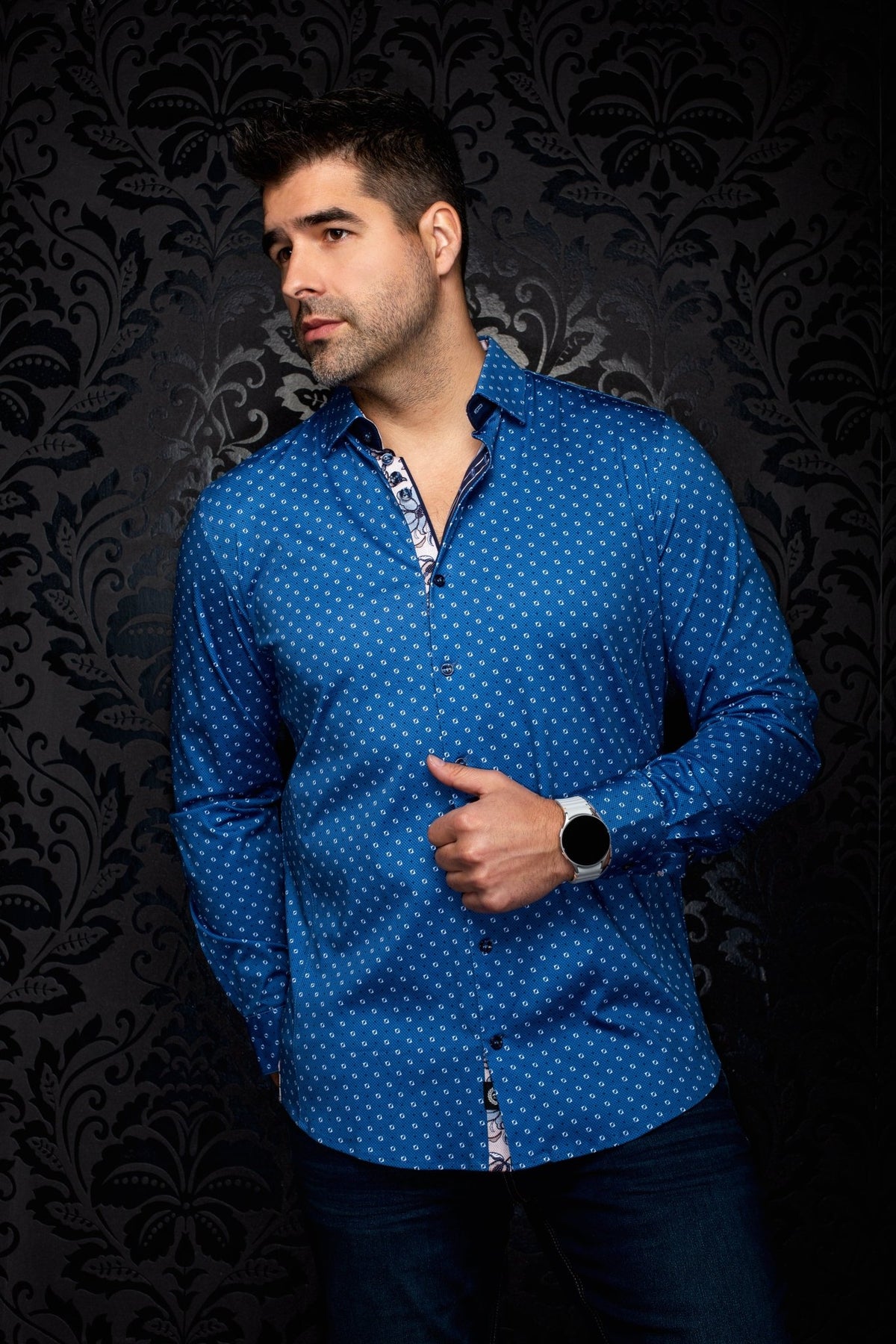 CHEMISE | PALERMO, Denim - AU NOIR