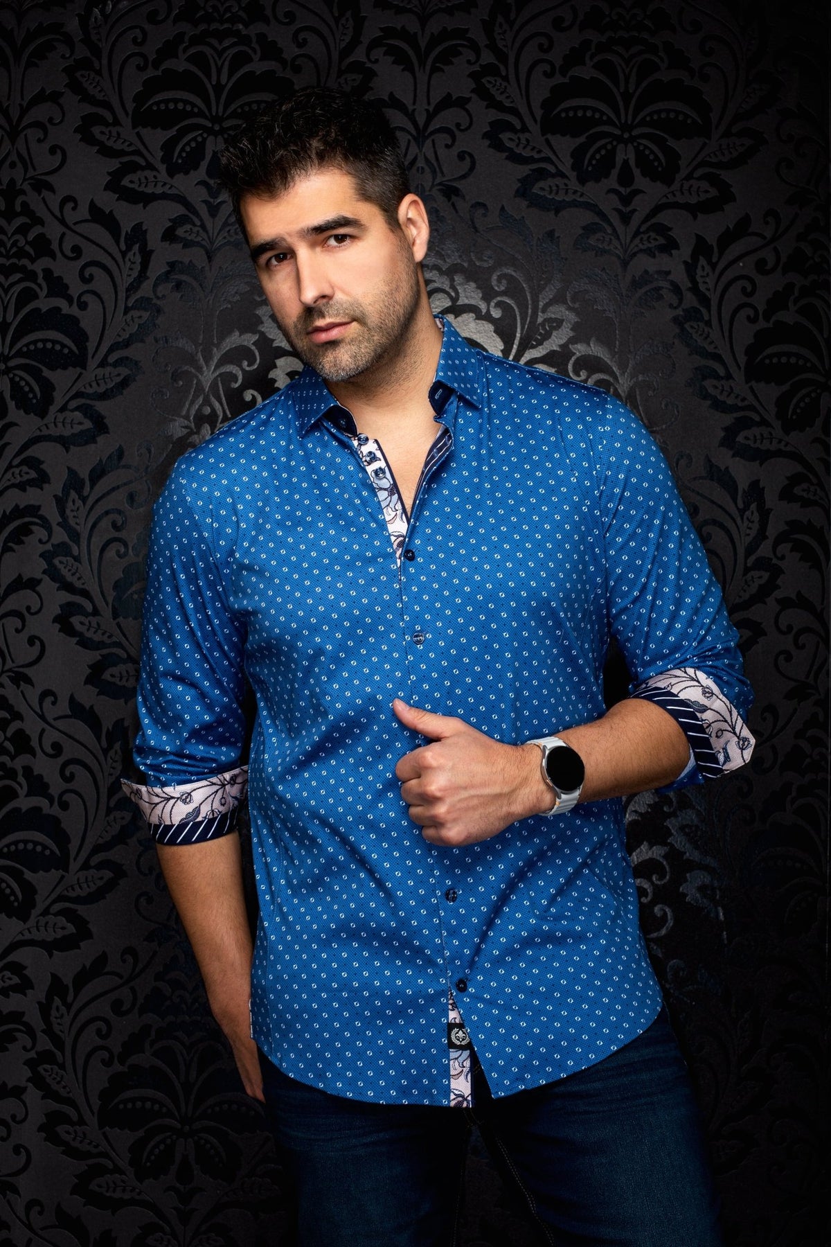 CHEMISE | PALERMO, Denim - AU NOIR