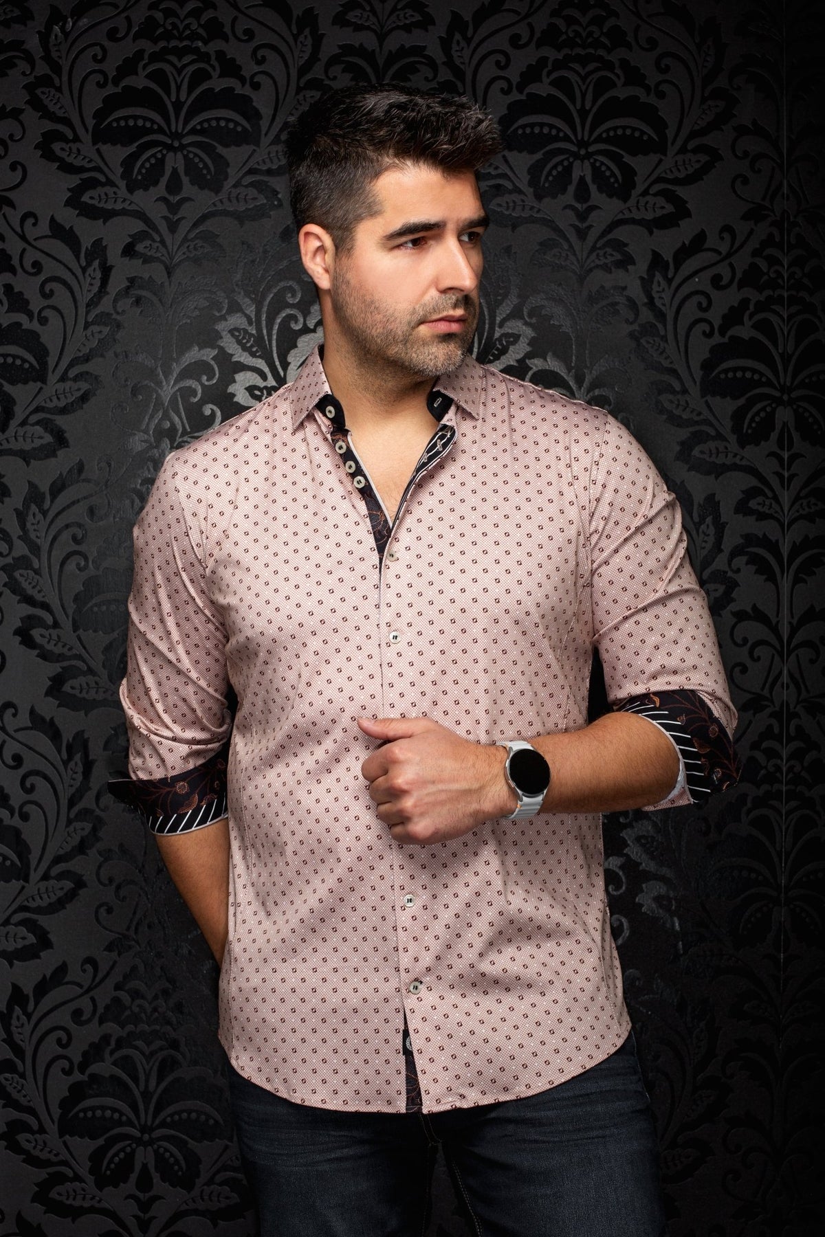 CHEMISE | PALERMO, Stone - AU NOIR