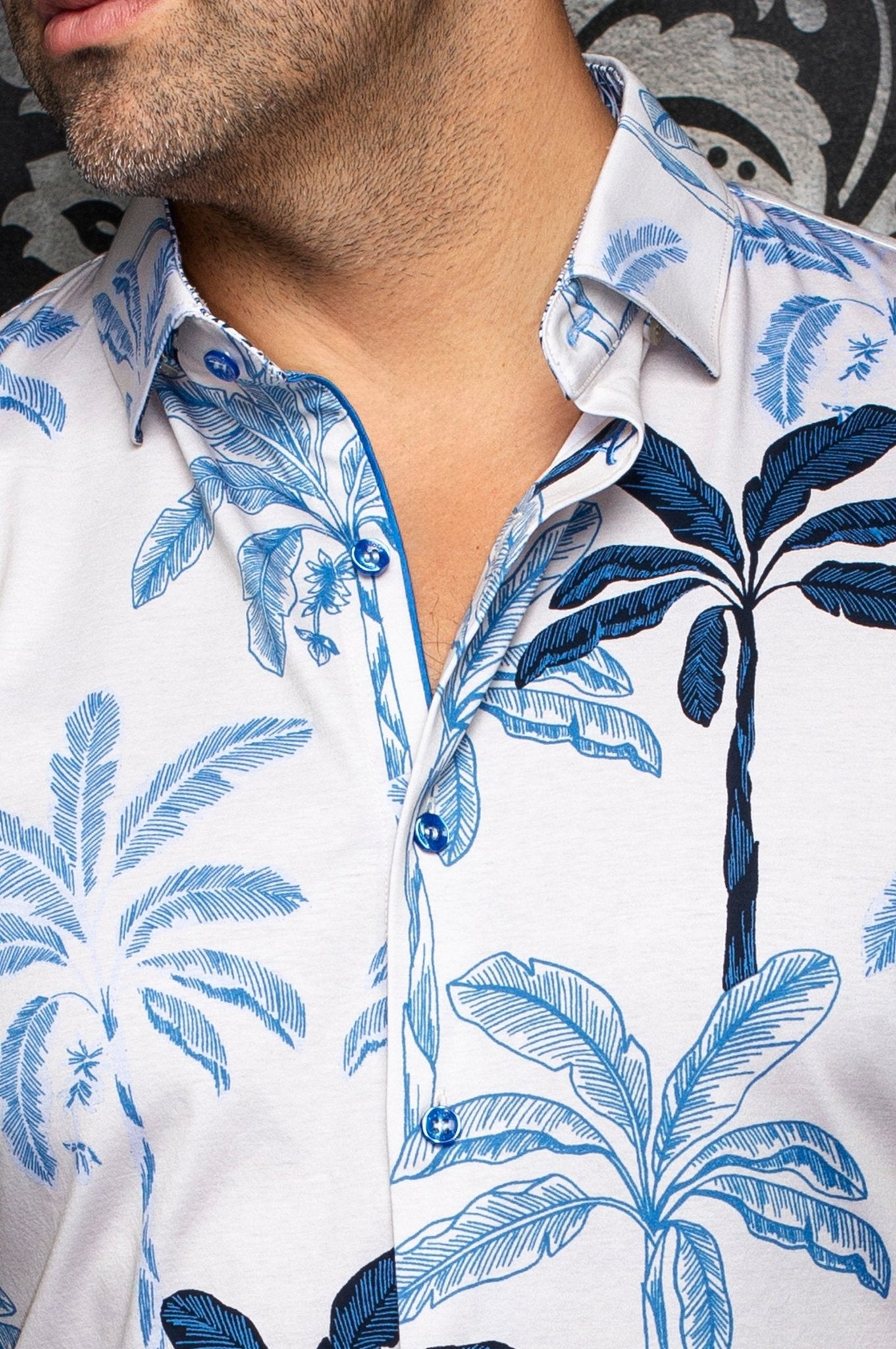 CHEMISE | PALMWAVE, Stone - AU NOIR