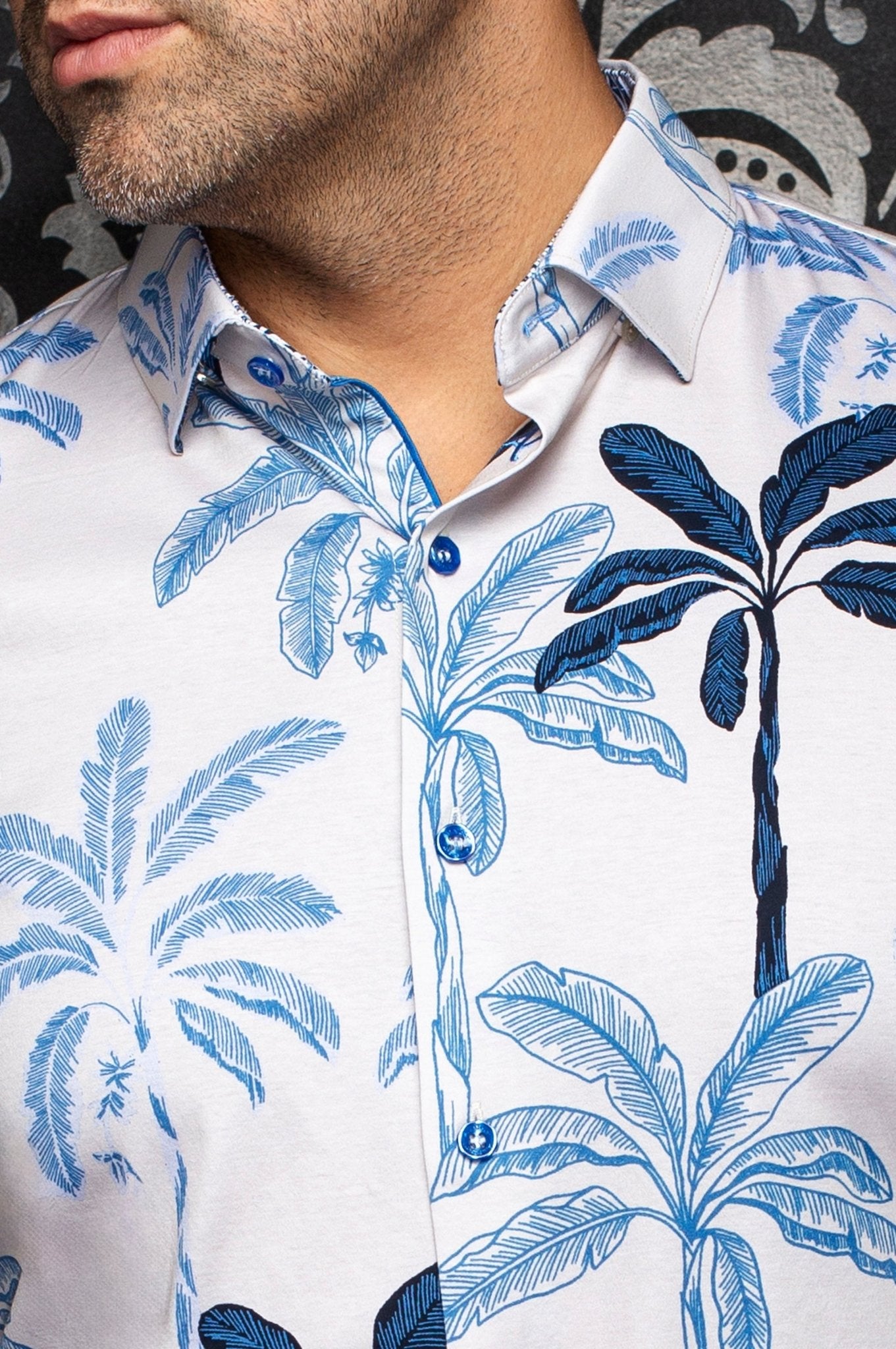 CHEMISE | PALMWAVE, Stone - AU NOIR