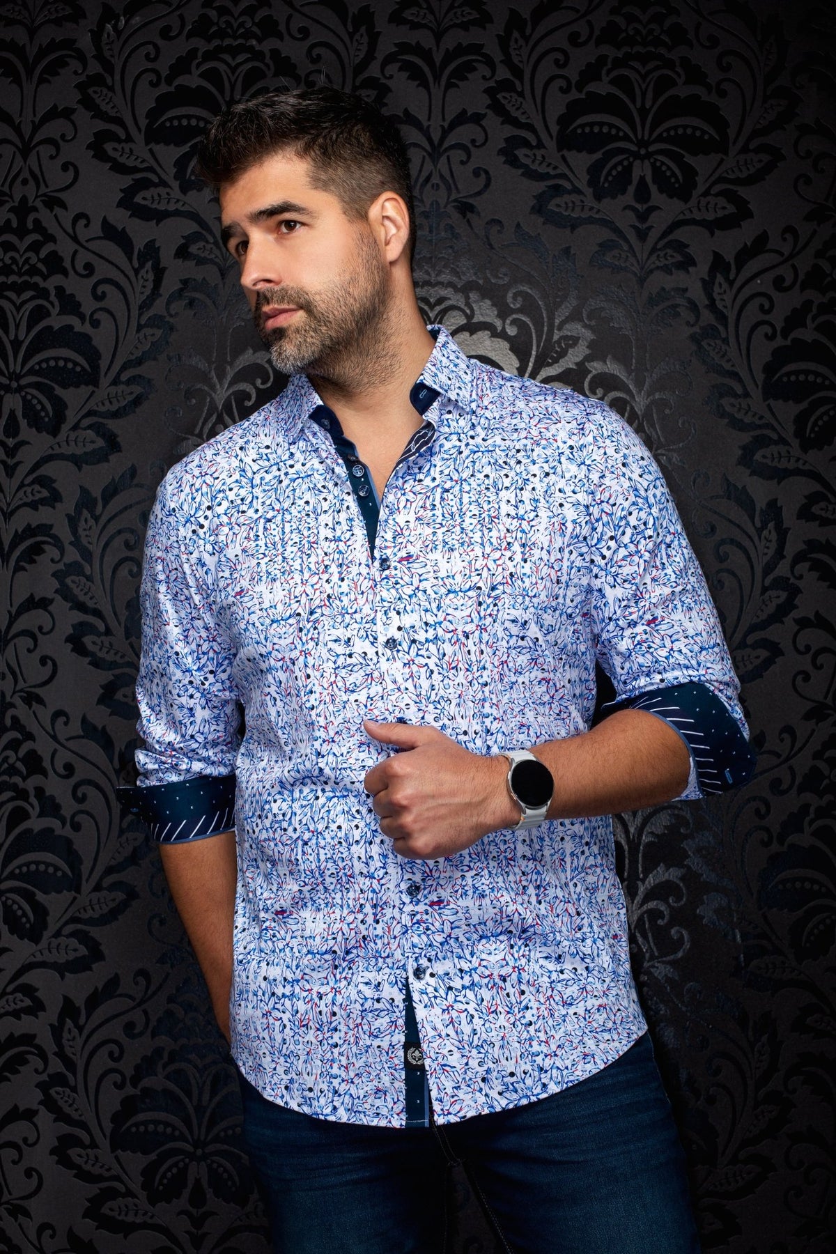 CHEMISE | PRAGUE, Light Blue - AU NOIR