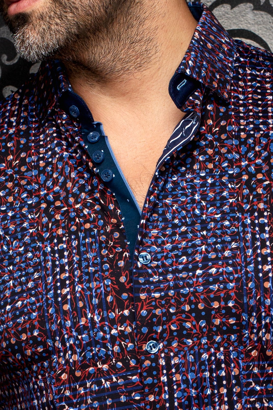 CHEMISE | PRAGUE, Navy - AU NOIR