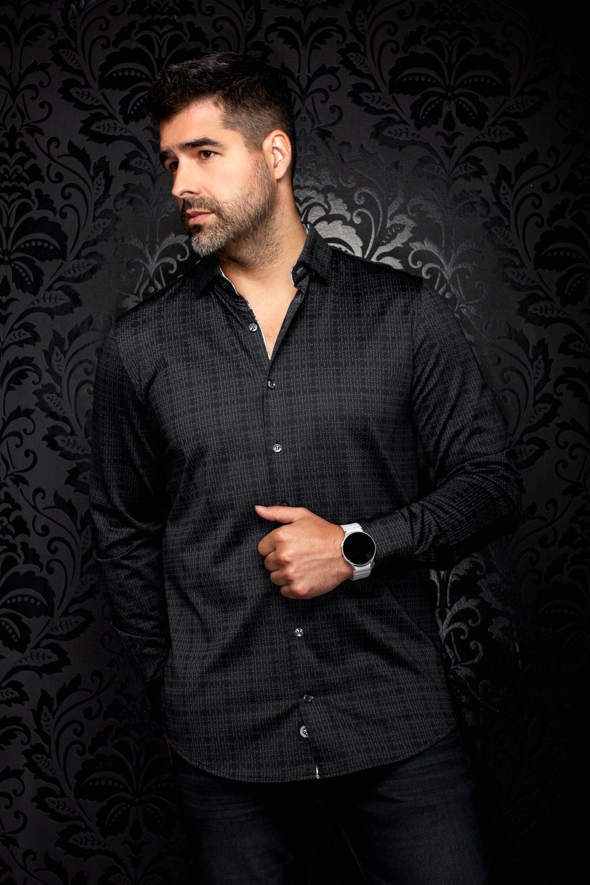 CHEMISE | RANCHO, Black - AU NOIR