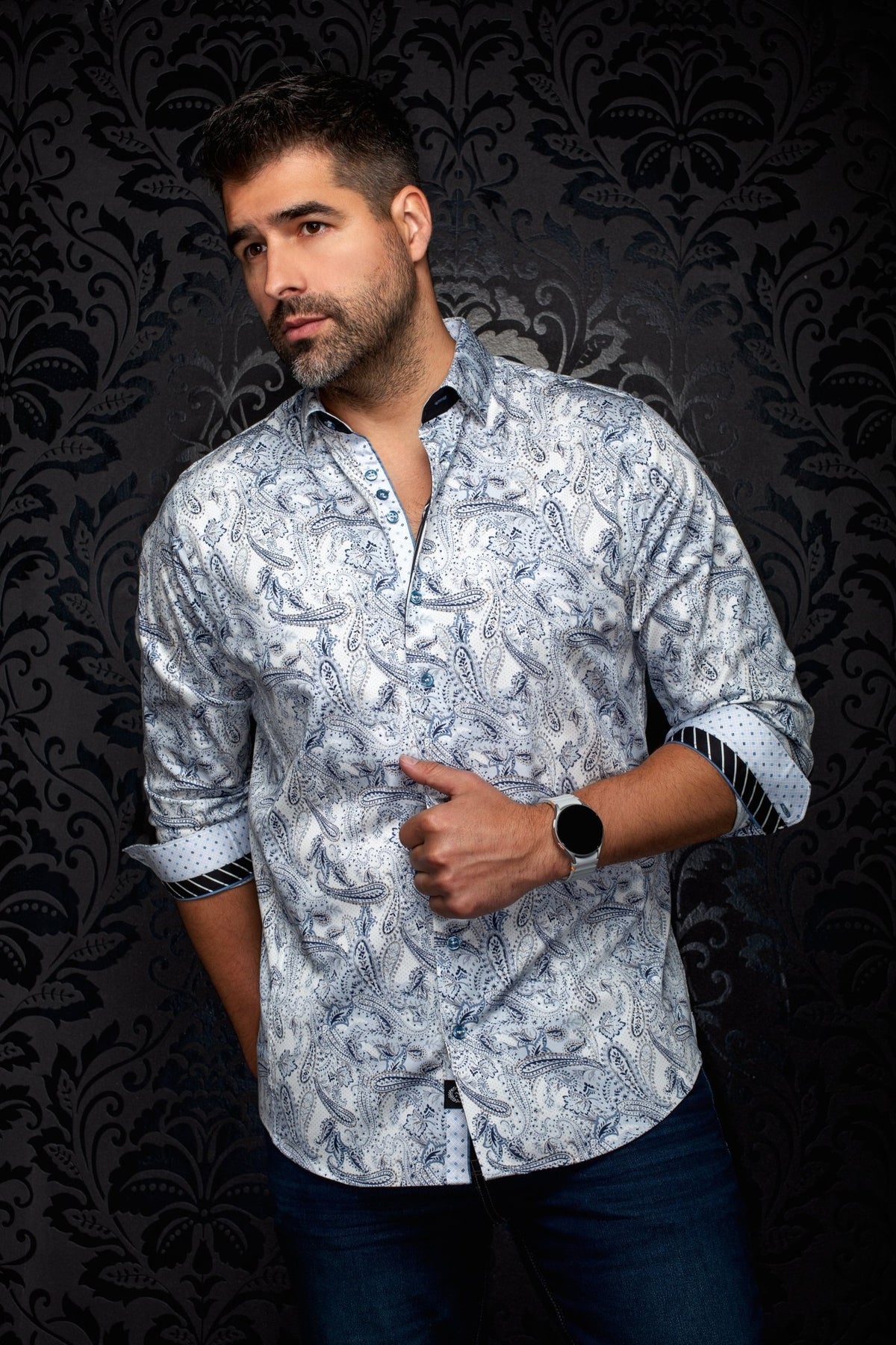 CHEMISE | RAVEL, Light Blue - AU NOIR