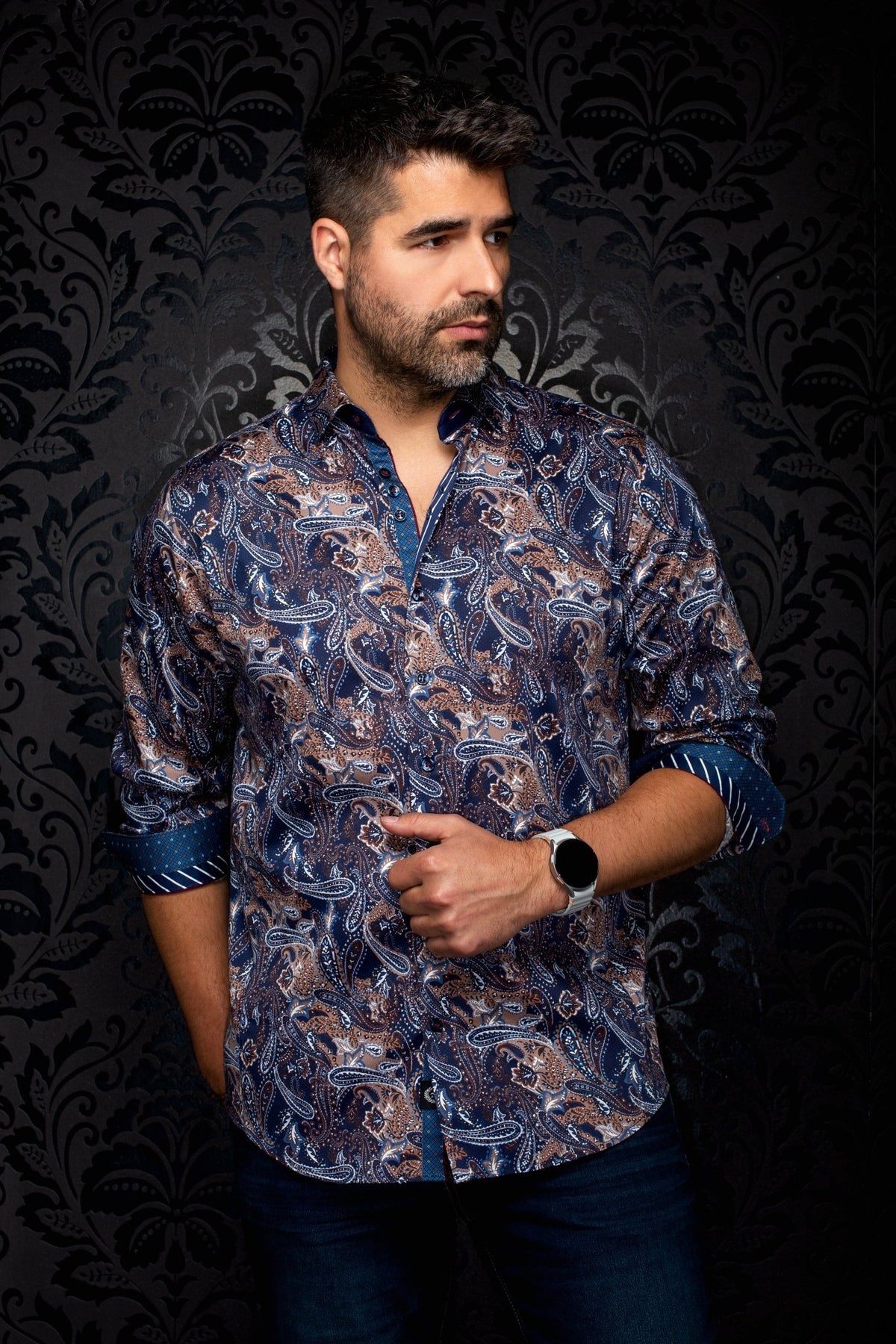 CHEMISE | RAVEL, Navy - AU NOIR
