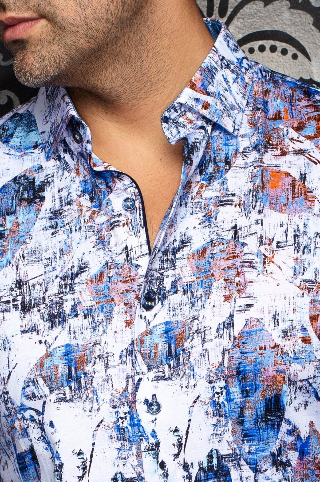 CHEMISE | RAY, White Multi - AU NOIR