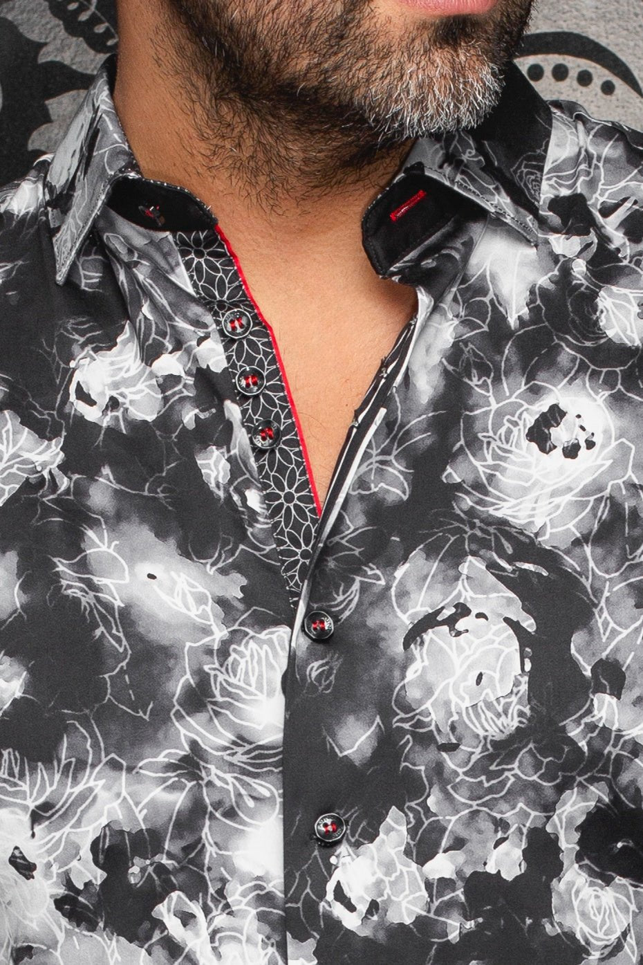 CHEMISE | ROSARUGOSA, Black White - AU NOIR