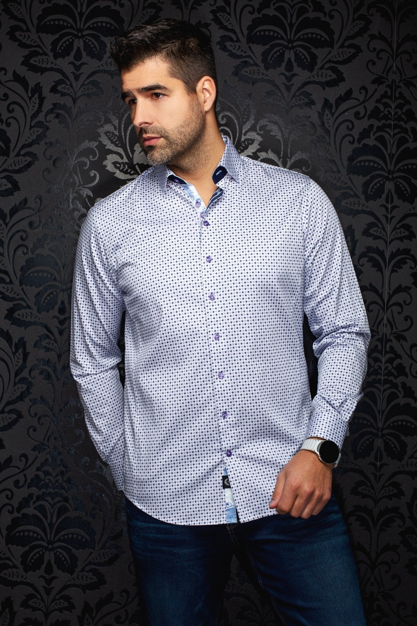 CHEMISE | SABAH, Lavender - AU NOIR