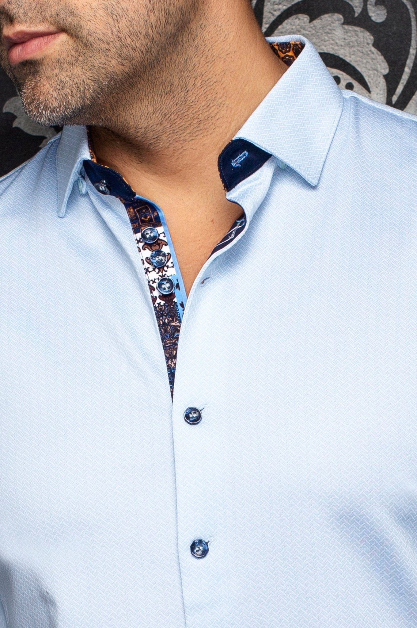 CHEMISE | SANDSTORM, Blue - AU NOIR