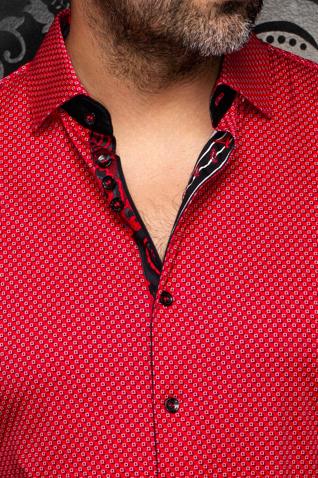 CHEMISE | SANLUCA, Red - AU NOIR
