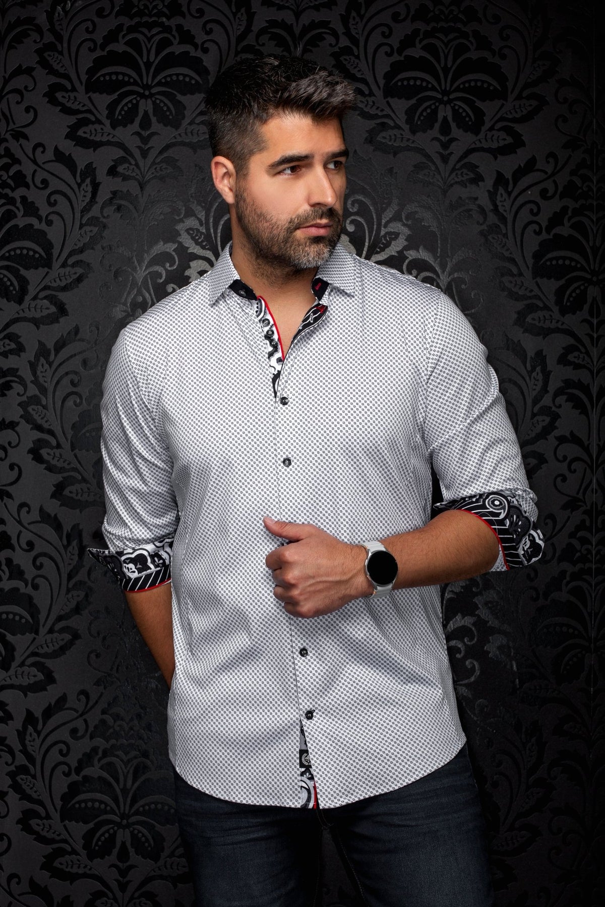 CHEMISE | SANLUCA, White - AU NOIR